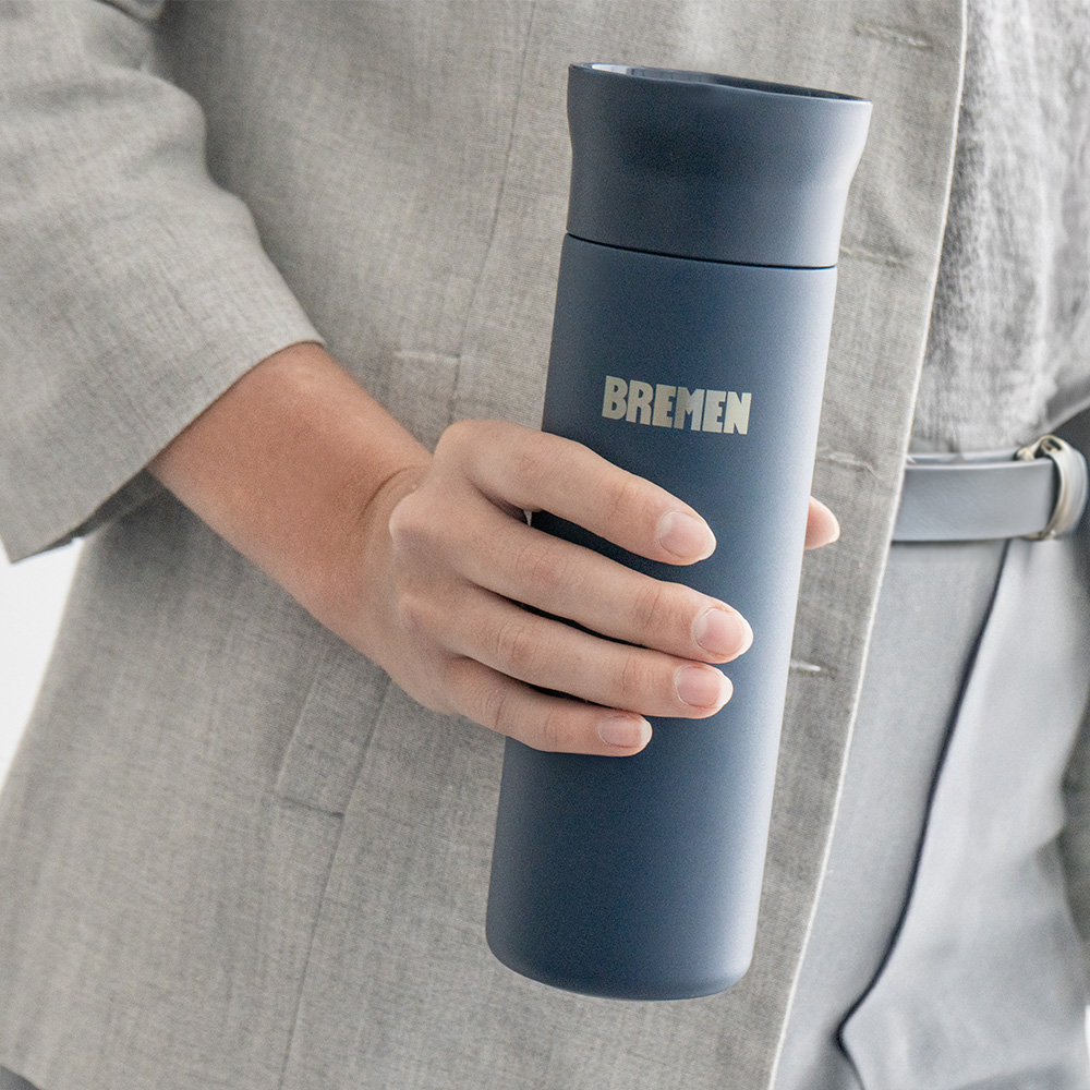 TERMO VASO 450ml GRIS BREMEN® - BR8311