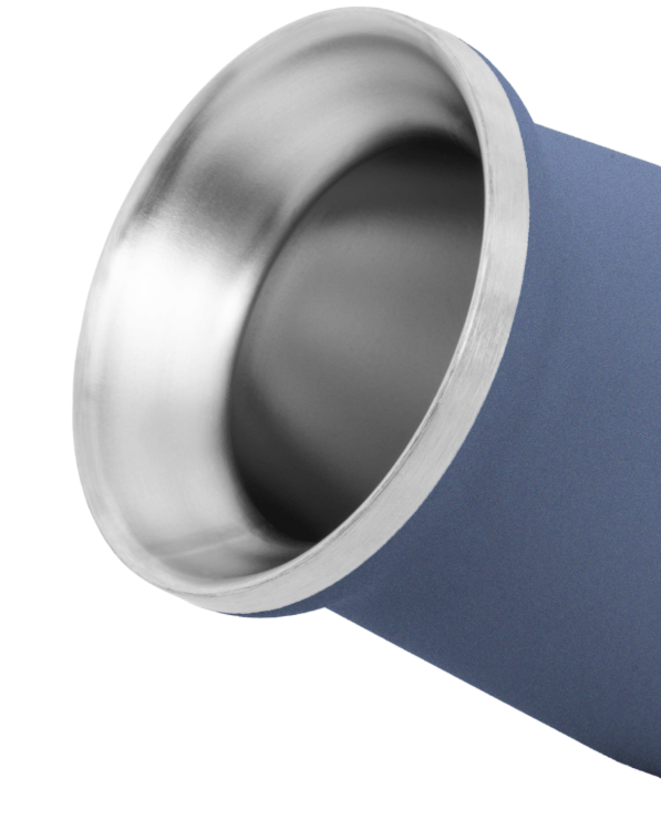 MATE AC.INOX. 180 ml. AZUL BREMEN® - BR8625