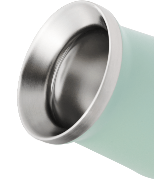 MATE AC.INOX. 180 ml. VERDE BREMEN® - BR8627