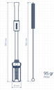 BOMBILLA REGULABLE Y CEPILLO BREMEN® - BR8505