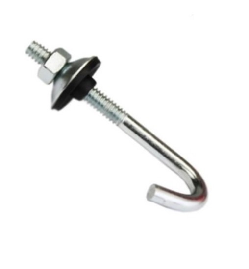 GANCHO J 80 mm C/ACCESORIOS (x 50) - LI0009