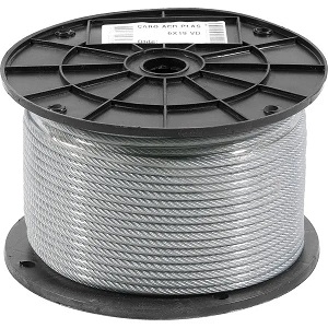 CABLE DE ACERO 6x19  3 mm (R.100 m) HEAVY LOAD - HL0193