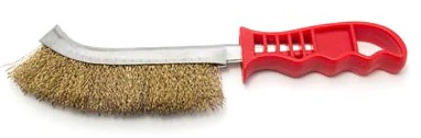CEPILLO MANGO ROJO ACERO BRONCEADO RHEIN - RH0029