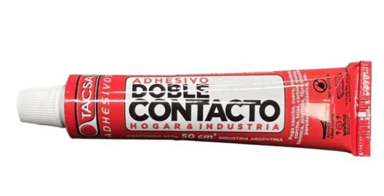 ADHESIVO DE DOBLE CONTACTO    50 ml POMO TACSA - T7010