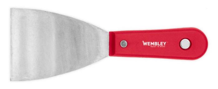 ESPATULA MANGO PLASTICO ROJO 3 " WEMBLEY® - WE7966