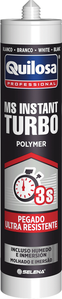 ADHESIVO Y SELLADOR MS INSTANT TURBO BLANCO 280 ml. QUILOSA - 10043307
