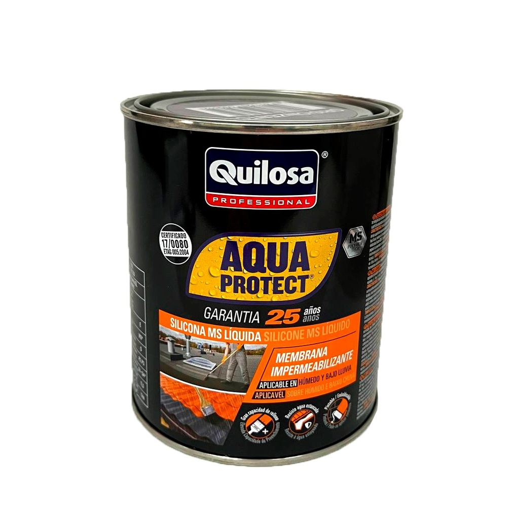 SILICONA MS LIQUIDA AQUAPROTECT BLANCO 1 kg. QUILOSA - 10043741