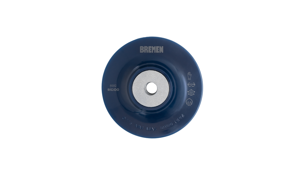 DISCO DE FIBRA 4-1/2" SOPORTE RÍGIDO BREMEN® - BR8582