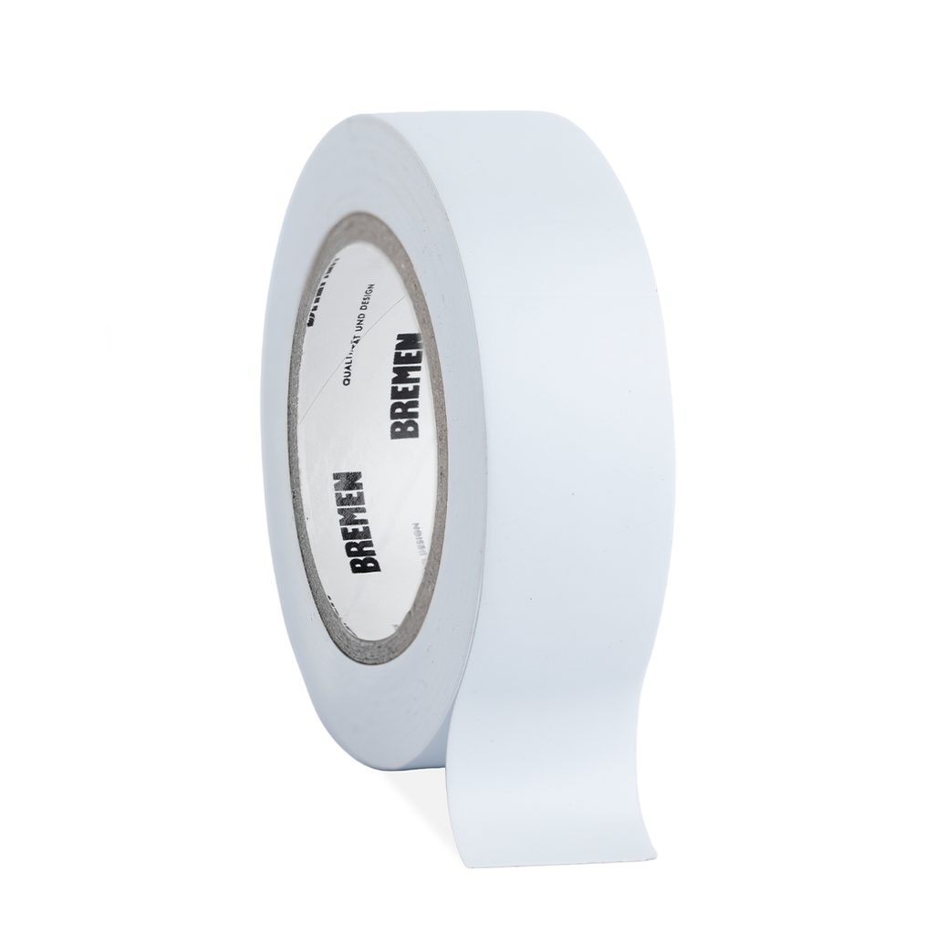 CINTA ADHESIVA AISLADORA 0,18mmX19mmX18m  [Blanca] x 10 Unidades BREMEN® - BR8819