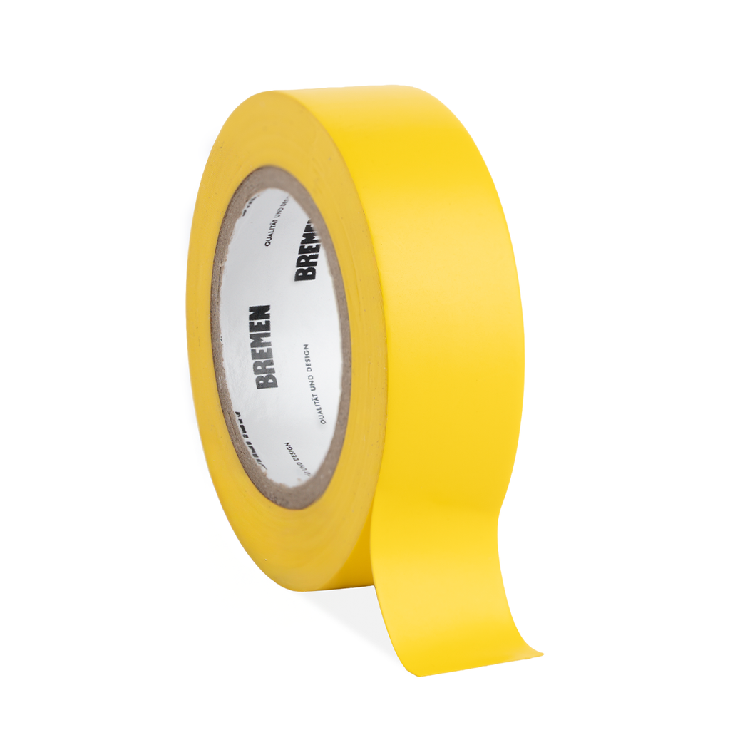 CINTA ADHESIVA DEMARCACION 0,15mmX48mmX30m  [Amarilla] BREMEN® - BR8841