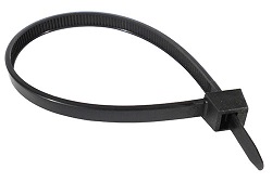 [GW0175] PRECINTOS PLAST.180 bolsa x  3.6 mm NEGRO (bolsa x 100) GW - GW0175