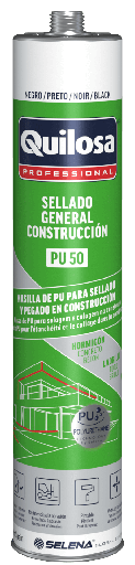 [10043608] SELLADOR DE POLIURETANO PU-50 NEGRO 300 ml. QUILOSA - 10043608