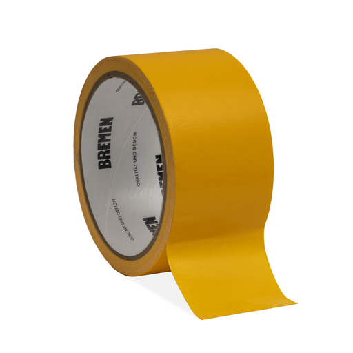[BR8836] CINTA ADHESIVA MULTIPROPÓSITO 48mmX9,14m [Amarilla] x 6 Unidades BREMEN® - BR8836